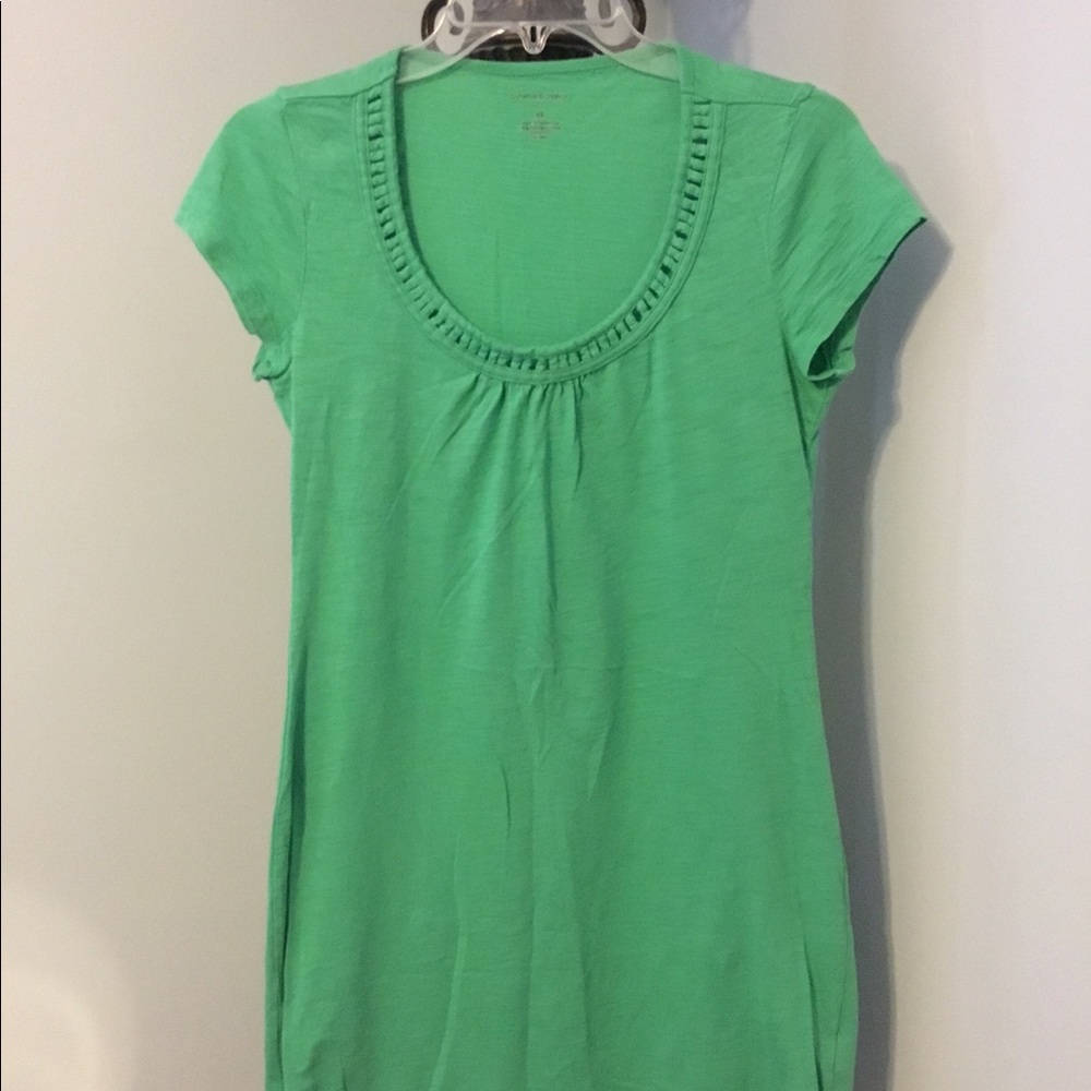 Green cotton dress